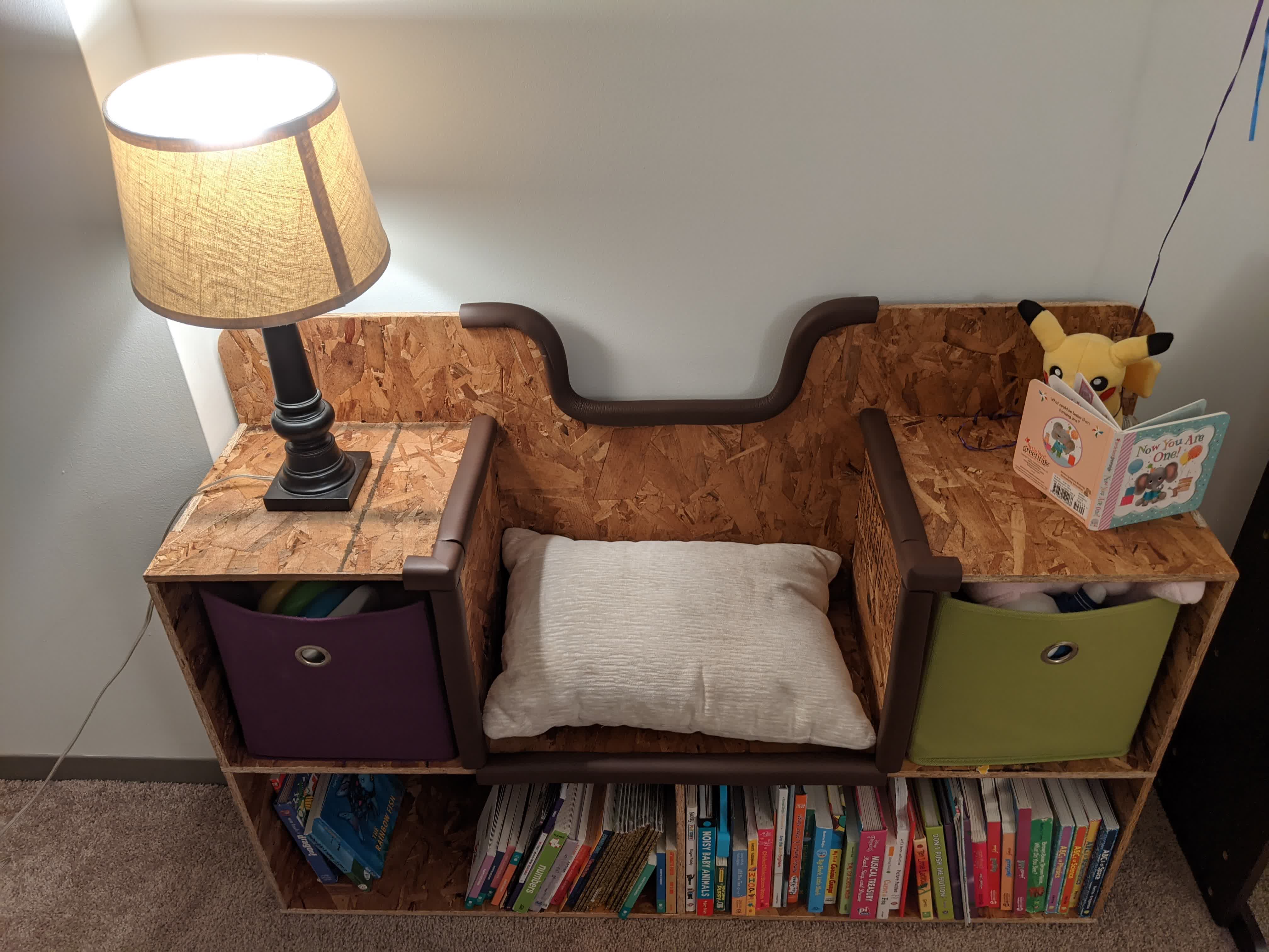 bookcase bench
